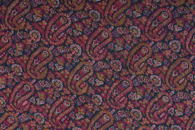 An Indian handwoven wool pashmina shawl with 'Paisley' design, Kashmir, second third 20th C.