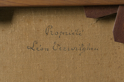 Flemish school: Portrait of Pieter-Jan van Hille, oil on canvas, 18th C.