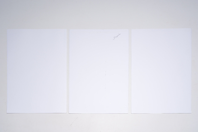 A collection of antiphonal music sheets in Latin, ink and colours on paper, 18th C.