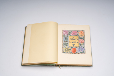 Armand Godoy (1880-1964): 'Les litanies de la Vierge', with 48 colour lithographs by Mariette Lydis, A. Blaizot et Fils, Paris, 1934