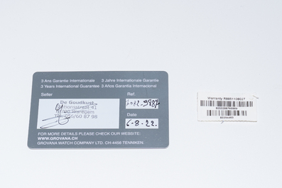 A silver Gucci necklace, a Maserati 'Potenza' wristwatch and a Grovana 'Swiss Alpine Military' wristwatch, 20th/21st C.