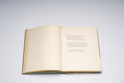 Armand Godoy (1880-1964): 'Les litanies de la Vierge', with 48 colour lithographs by Mariette Lydis, A. Blaizot et Fils, Paris, 1934