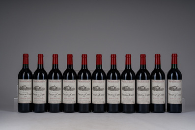1998-2000 Ch&acirc;teau Cantin, Ch&acirc;teau Carteau C&ocirc;tes Daugay, Ch&acirc;teau Moulin de Cadet, Saint-&Eacute;milion Grand Cru, 42 flessen