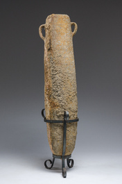 A rare and large Roman terracotta amphora, 1st-3rd C.