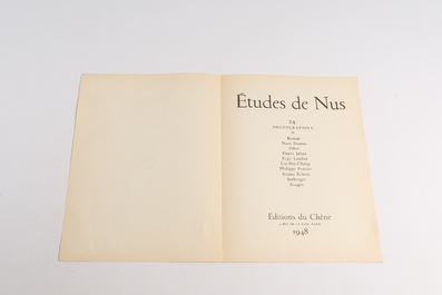 'Etudes de Nus. 24 photographies de Brassa&iuml;, Nora Dumas, F&eacute;her, ...', Editions du Ch&ecirc;ne, Paris, 1948