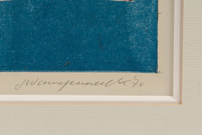 Belgische school: Drie grafische werken, 20ste eeuw