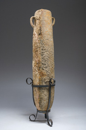 A rare and large Roman terracotta amphora, 1st-3rd C.