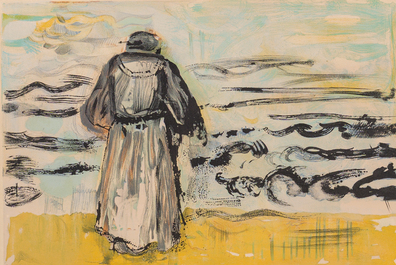 Belgische school: Drie grafische werken, 20ste eeuw