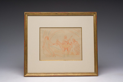 James Ensor (1860-1949) and Frans Masereel (1889-1972): 'Flight into Egypt', colour lithograph from 1921 and two woodcuts published in 'L'id&eacute;e'