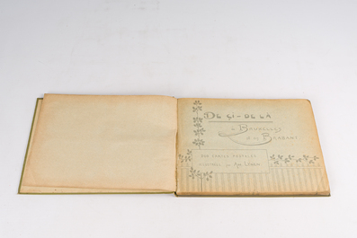 Am&eacute;d&eacute;e Ernest Lynen (1852-1938): 'De &ccedil;i-de l&agrave; &agrave; Bruxelles et en Brabant. 200 cartes postales', Brussels, ca. 1910