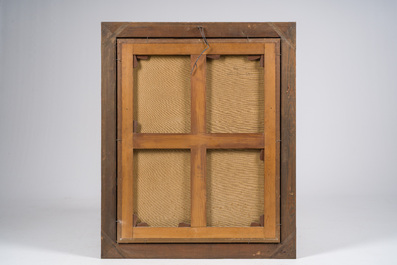 Flemish school: Portrait of Philippe de Jumin&eacute;e (Jumn&eacute;e) at the age of 59, oil on canvas, dated 1738