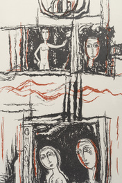 Belgische school: Drie grafische werken, 20ste eeuw