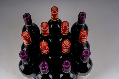 1998-2000 Ch&acirc;teau Cantin, Ch&acirc;teau Carteau C&ocirc;tes Daugay, Ch&acirc;teau Moulin de Cadet, Saint-&Eacute;milion Grand Cru, 42 flessen