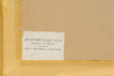 F&eacute;licien Rops (1833-1898): 'La marchande de krekels', heliography