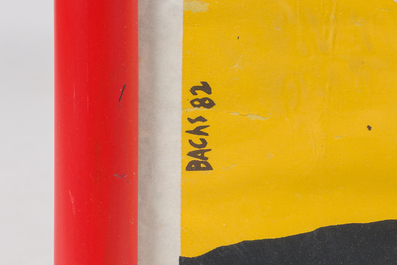 Eduardo Mu&ntilde;oz Bachs (1937-2001): Colour poster for the animation movie Viva Papi, dated (19)82