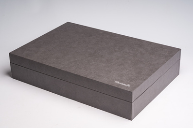 A French 49-piece silver-plated cutlery set, model Malmaison, Christofle, 20th C.