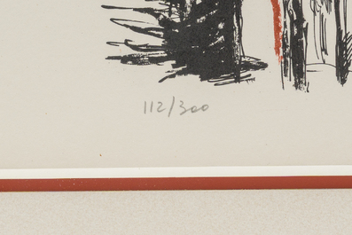 Belgische school: Drie grafische werken, 20ste eeuw