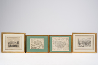 A varied collection of engravings relating to the history and topography of the Netherlands, 17th/19th C.