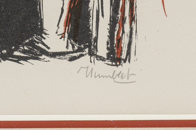 Belgische school: Drie grafische werken, 20ste eeuw