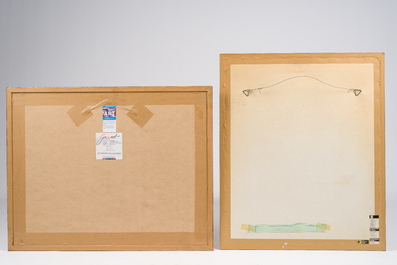 Belgische school: Drie grafische werken, 20ste eeuw