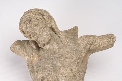 A Flemish stone Corpus Christi, 17th C.