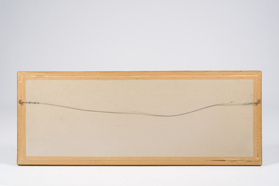 Italian school: 'Venezia', gouache on paper, ca. 1900