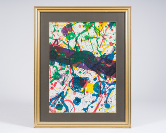 Sam Francis (1923-1994): 'SF 317', lithograph in colours, Atelier d'Art Desjobert, Paris, (1986)