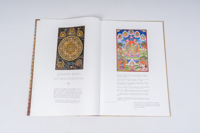 Drie diverse thangkas, Tibet, Nepal en India, 19de/20ste eeuw