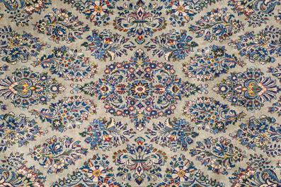 Four oriental rugs (Sarouk, Hamadan and an Afghan carpet), wool on cotton, 20th C.