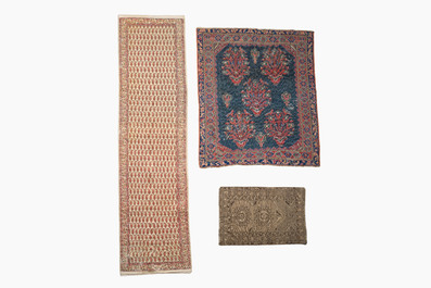 Three oriental rugs, a.o. Shirvan and Sparta, wool on cotton, third quarter 20th C.