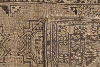 Three oriental rugs, a.o. Shirvan and Sparta, wool on cotton, third quarter 20th C.