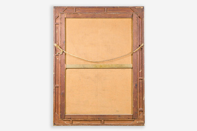 Ecole belge: Ambiorix, roi des Eburons, huile sur toile, 19&egrave;me si&egrave;cle