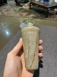 Drie Romeinse glazen flesjes, 1ste/4de eeuw