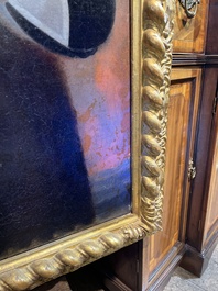 Illegibly signed, possibly School of Lille: Portrait of a nobleman with pocket watch, oil on canvas, 17th C.