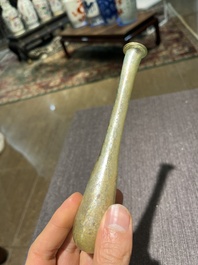 Drie Romeinse glazen flesjes, 1ste/4de eeuw