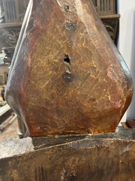 A polychromed wooden Saint Anne Trinity group, probably Flanders or Northern France, 15th C.