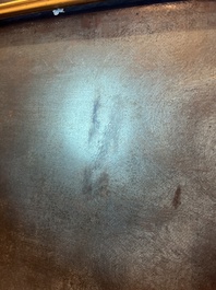 Franse school, navolger van Rafa&euml;l (1483-1520): De transfiguratie van Jezus, olie op doek, 17de eeuw