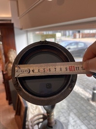 Een 6 inch refractor telescoop op houten driepikkel, Maurice Manent &amp; Secretan, Parijs, begin 20ste eeuw