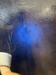 Illegibly signed, possibly School of Lille: Portrait of a nobleman with pocket watch, oil on canvas, 17th C.