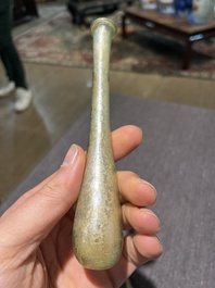 Drie Romeinse glazen flesjes, 1ste/4de eeuw