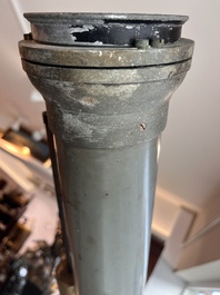 Een 6 inch refractor telescoop op houten driepikkel, Maurice Manent &amp; Secretan, Parijs, begin 20ste eeuw