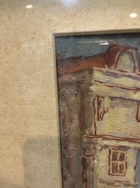 Nicolae Tonitzae (1886-1940): City view of presumably Mangalia, oil on board