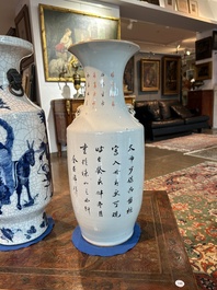 Two Chinese iron-red 'Buddhist lions' vases, 19th/20th C.