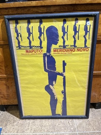 Antonio P&eacute;rez Gonz&aacute;lez (1961): Affiche en couleurs pour le film Maputo: Meridiano Vivio, dat&eacute; (19)77