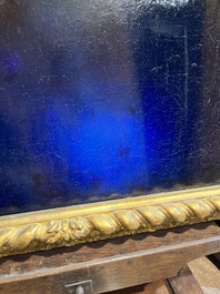 Illegibly signed, possibly School of Lille: Portrait of a nobleman with pocket watch, oil on canvas, 17th C.