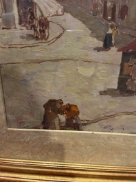 Nicolae Tonitzae (1886-1940): City view of presumably Mangalia, oil on board