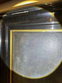 Franse school, navolger van Rafa&euml;l (1483-1520): De transfiguratie van Jezus, olie op doek, 17de eeuw