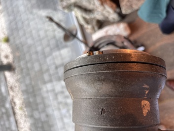 Een 6 inch refractor telescoop op houten driepikkel, Maurice Manent &amp; Secretan, Parijs, begin 20ste eeuw