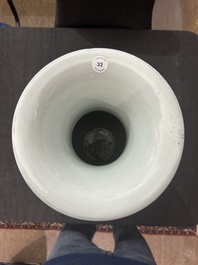 A Chinese doucai 'antiquities' vase, 19th/20th C.