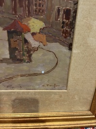 Nicolae Tonitzae (1886-1940): City view of presumably Mangalia, oil on board